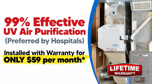 Hospital Grade UV & HEPA Air Filter in Your Home for $59 per month